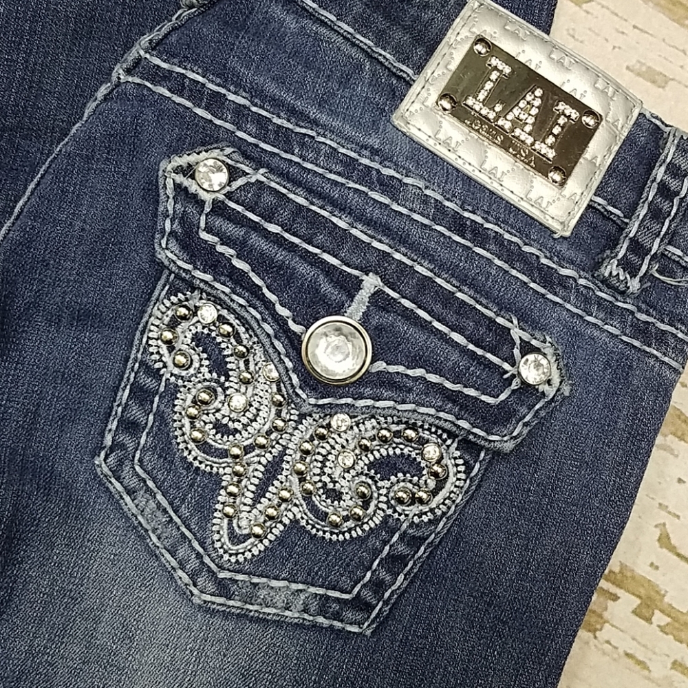 Cute L A idol Bling Jeans